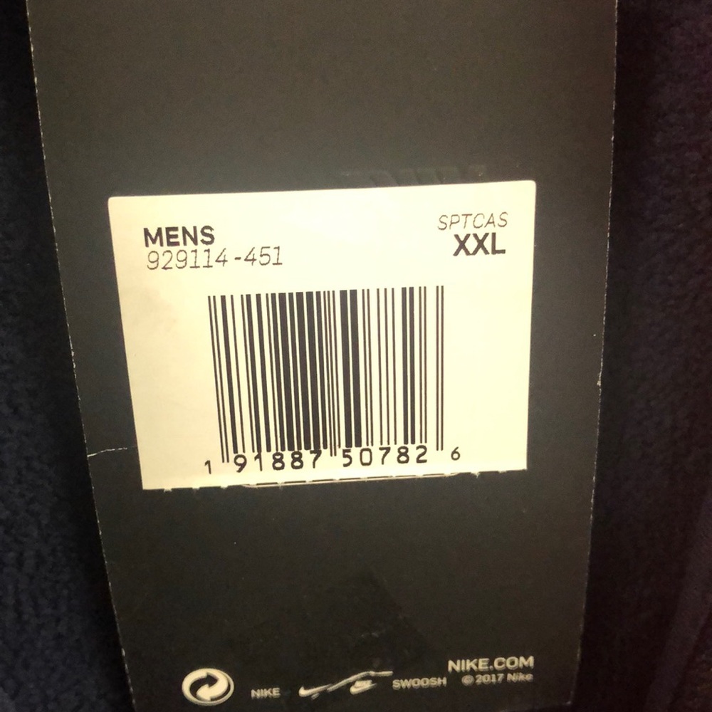 Nike Men’s Sportswear Fleece Hoodie SZ XXL (J108) - Picture 3 of 3
